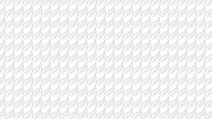 Light art background with silhouette of tropical leaves in line style. Trendy contemporary floral nature shape. Botanical pattern for wallpaper design, decor, print, textile, interior