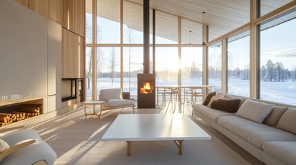 Fototapeta premium modern living room 