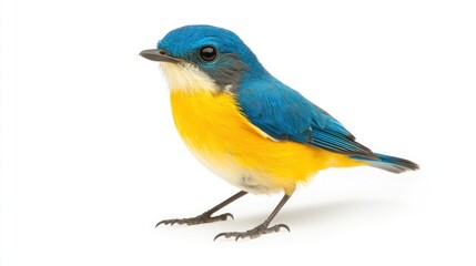 Naklejka premium Blue and Yellow Bird