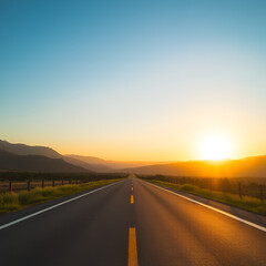 Naklejka premium driving on the highway