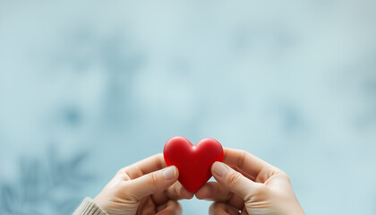 Fototapeta premium hands holding heart