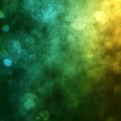 Abstract green and yellow watercolor texture.