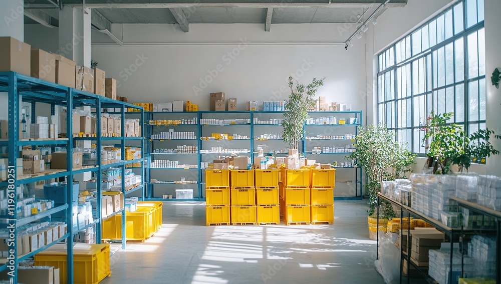 Poster efficient warehouse inventory management: optimizing storage and organization for increased producti