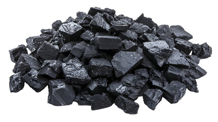 Fototapeta premium Coal mining operations industrial site mineral extraction urban environment aerial view resource management