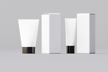 cosmetic products Just insert your logo.  On a white background, 3D