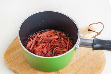 紅しょうが作り