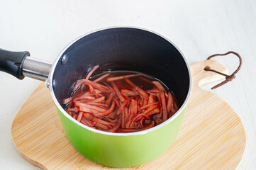 紅しょうが作り