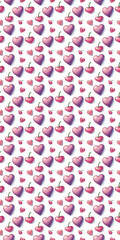 seamless pattern with hearts
