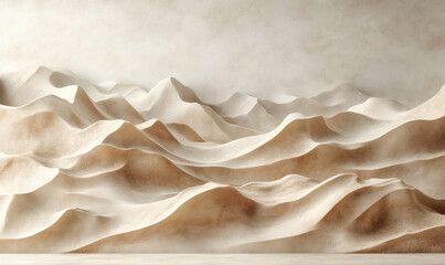 Fototapeta premium Mocha mousse paper tone, a trendy colour for modern backdrops