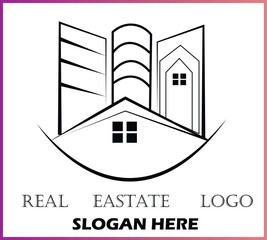 REAL EASTATE LOGO in vector art