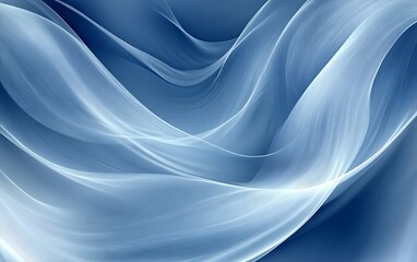 Obraz premium Abstract blue wavy background.