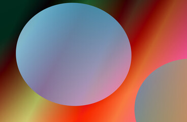 Abstract gradient background with lines and circles, perfect for creating vibrant abstract 3D wallpapers. Multipurpose creative website template.