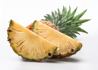 pineaple on isolated white background