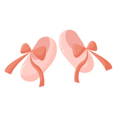 Pink stuff ballet shoes