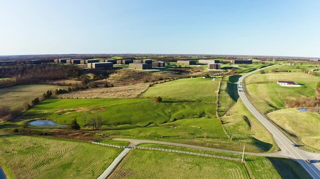Heaven Hill Distillery warehouses