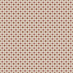 Vintage Floral Starburst Pattern