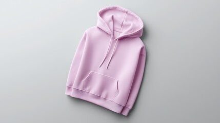 Pink Hoodie on Neutral Background