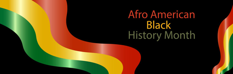 Black history month banner. Black history honoring the past, inspiring the future. Vector illustration design graphics. Flat template for background, banner, card, poster