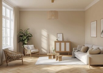 Fototapeta premium modern living room 