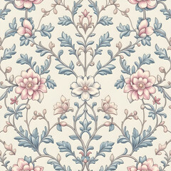 seamless pattern with flowers