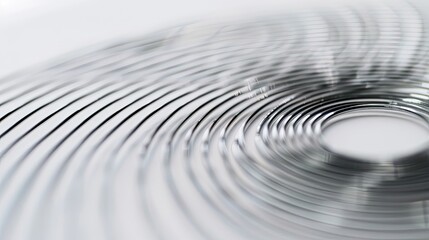 Iron filings forming circular patterns around a bar magnet on white surface, illustrating magnetic field lines and scientific principles of magnetism.