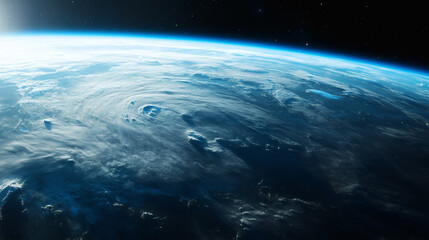 Giant hurricane influenced by Climate change. Hurricane season
