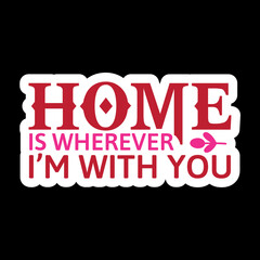 Valentine day Sticker vector Design, Valentine day Svg Design