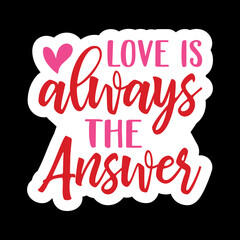 Valentine day Sticker vector Design, Valentine day Svg Design