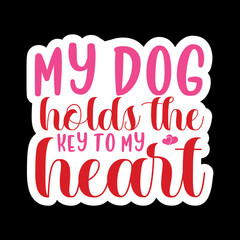 Valentine day Sticker vector Design, Valentine day Svg Design