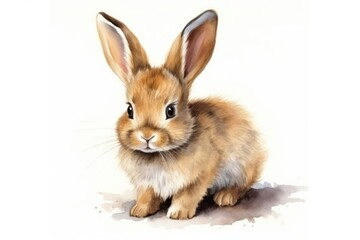 Fototapeta premium Cute rabbit rodent animal mammal.