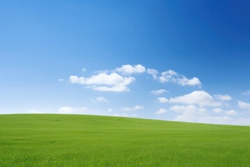 Fototapeta premium Clear lawn landscape sky backgrounds.