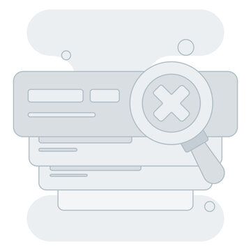 No Search Result Found Illustration