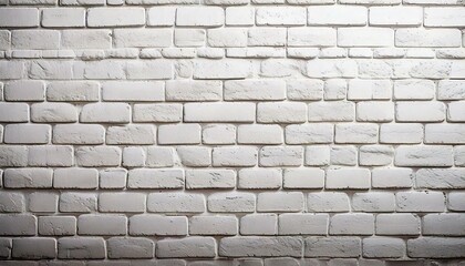 Obraz premium White brick wall as background, banner design