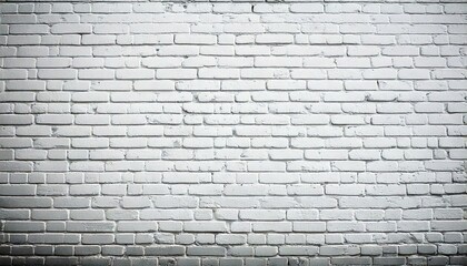 White brick wall as background, banner design