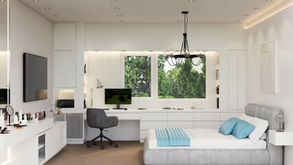 Modern Bedroom Interior