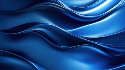 Obraz premium abstract blue wave background