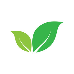 Leaf graphic design logo template