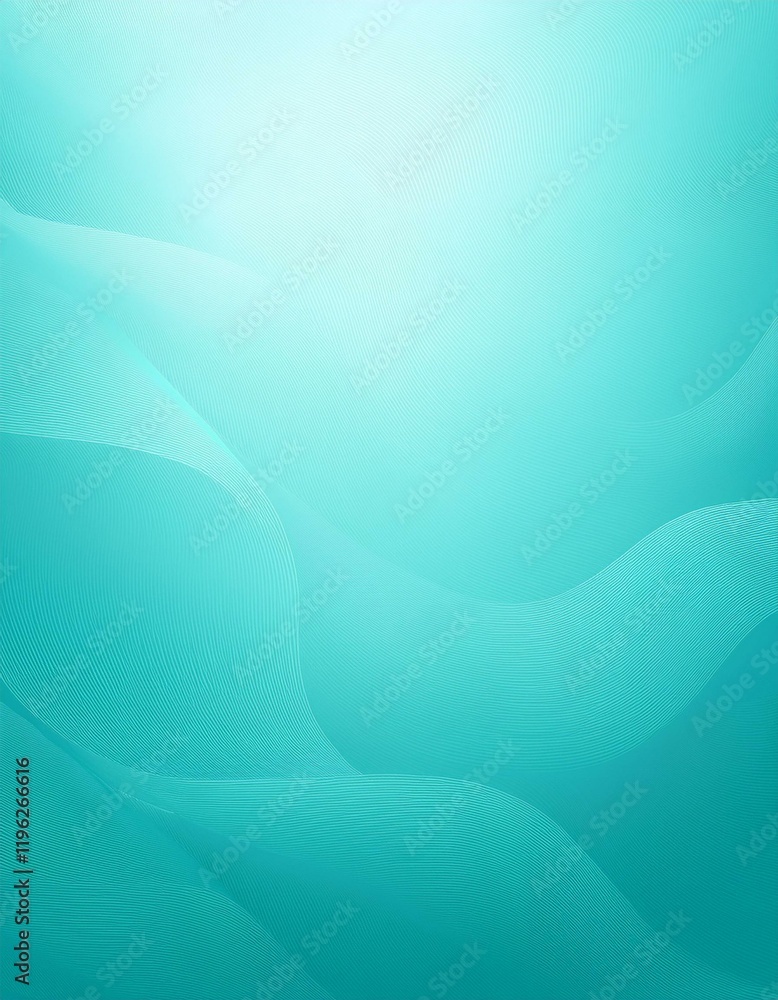 Poster abstract pastel cyan color and gradient light background. generated image