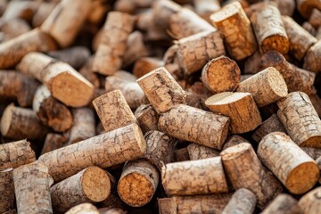 Cork seamless texture background, Generative AI