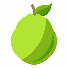 chayote isolated on white background