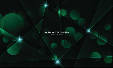 Digital Light on green Background. Vector illustration.