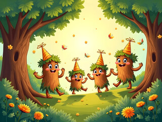 Obraz premium Arbor Day: Celebrating Trees and Environmental Stewardship