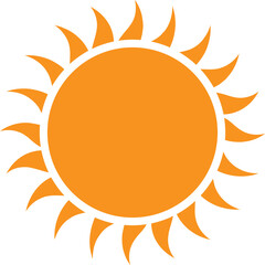 simple sun icon design