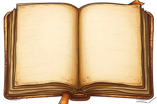 Naklejki Vintage Open Book Illustration