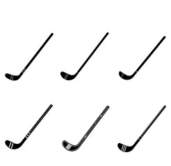 Hockey stick Icon Vector illustration On White Background 