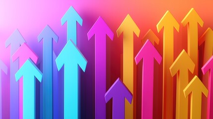 Growth, Progress, Success: Upward Trend