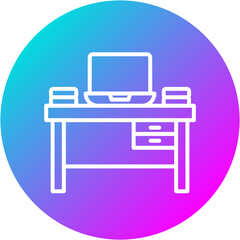 Laptop Workspace Icon