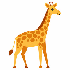 Obraz premium giraffe cartoon illustration