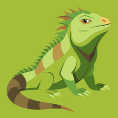 iguana cartoon vector
