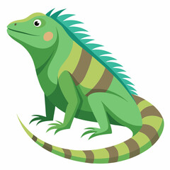 iguana cartoon vector